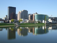 Dayton Ohio skyline